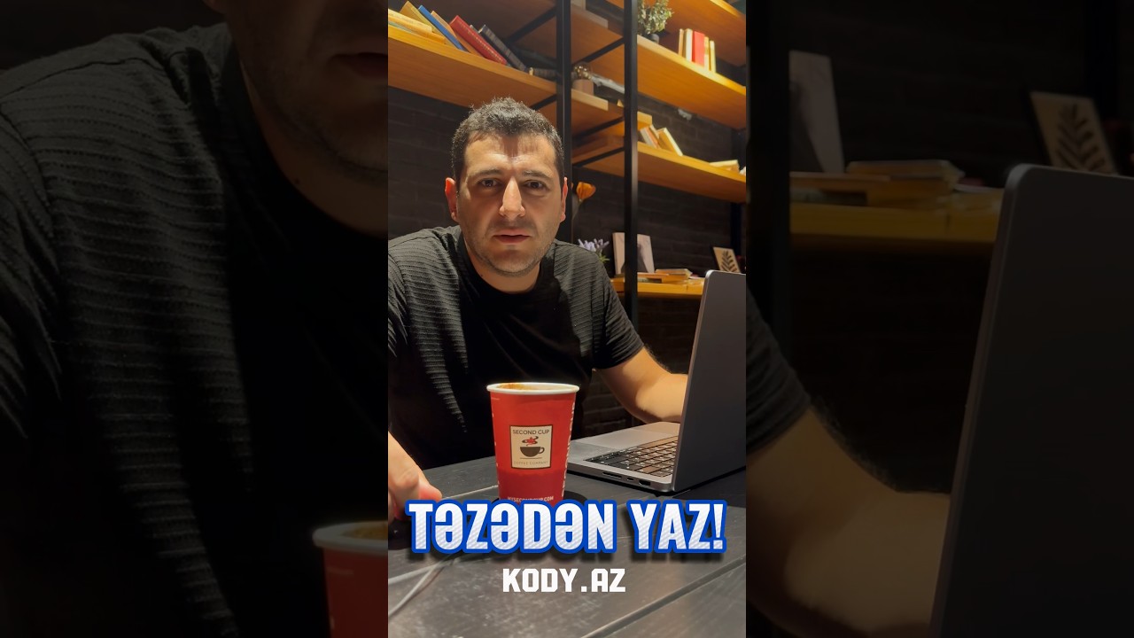 TƏZƏDƏN YAZ!!! #shorts #kody_az?>