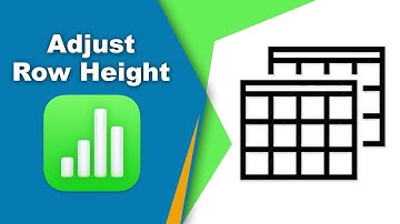 How to adjust rows height in Apple Numbers (Spreadsheet) on Mac
