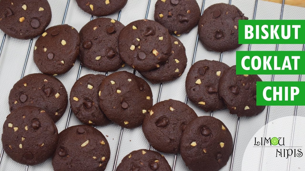 Resepi Chocolate Chip Cookies Youtube