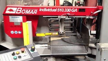 Bomar Fully Automatic Horizontal Bandsaw, Model Individual 510/330 GA.