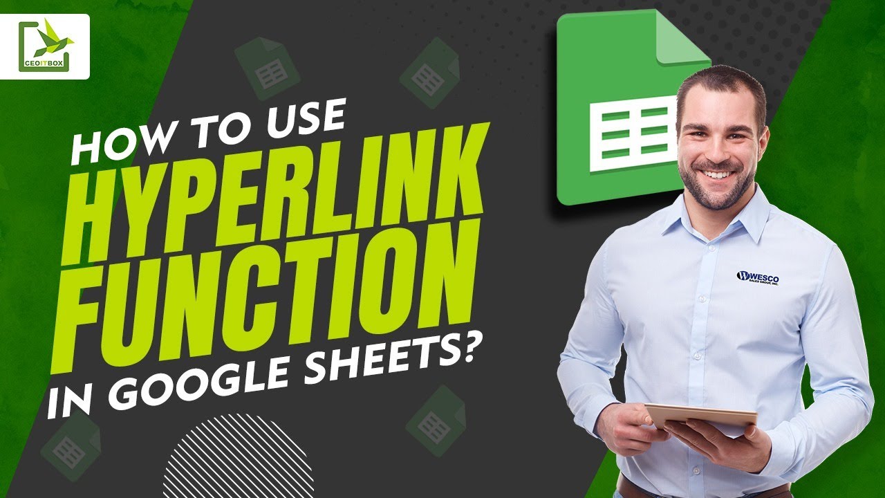 How to use Hyperlink Function in Google sheet? - YouTube