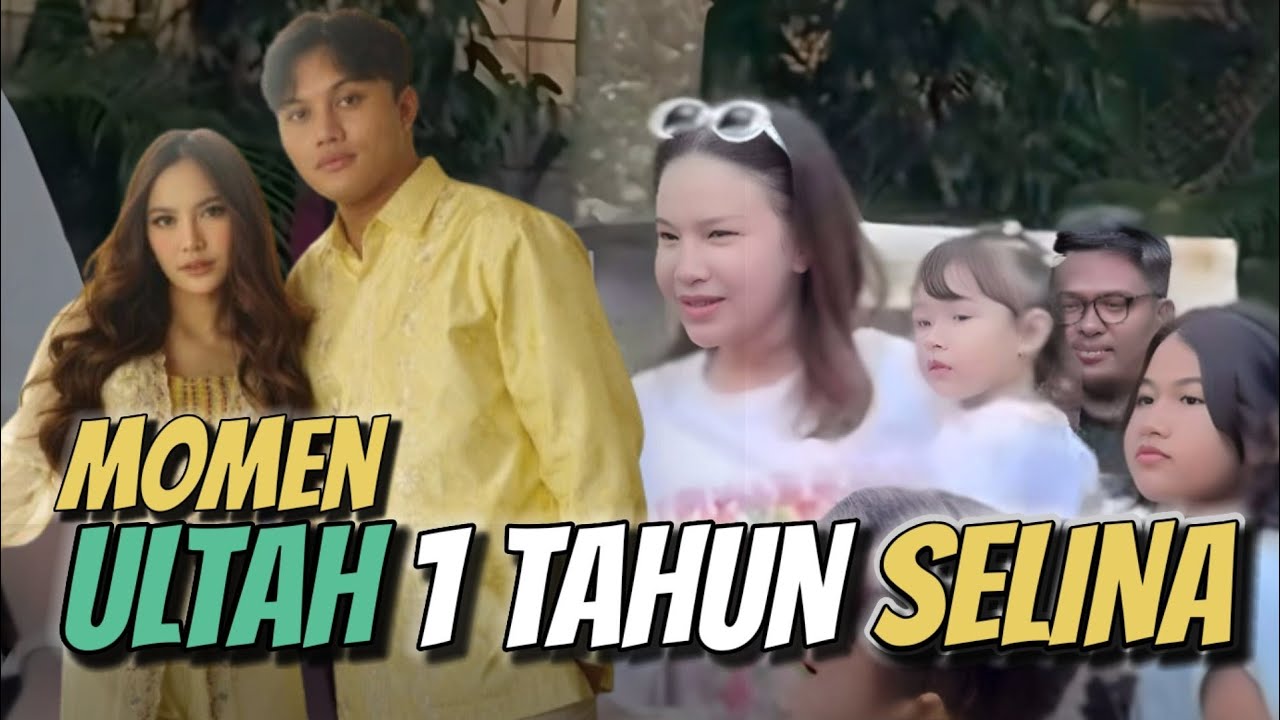 Ultah 1 Tahun Selina Digendong Teh Oca, Rizky Febian & Mahalini Ikut Senang