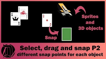 How to Select, Drag and Snap with Unity3D Part 2, different snap points for each object done easy!