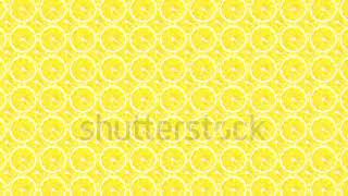 4k footage Abstract color animation of lemon on yellow pastel background  4K seamless loop screenshot 2