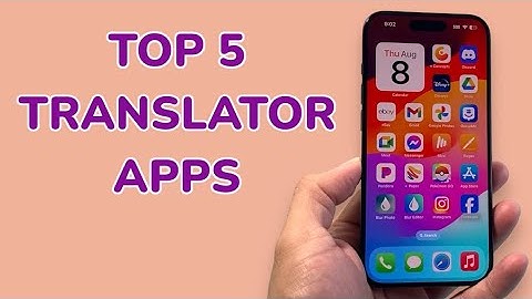 Top 5 Translation Apps For iPhone (2024)