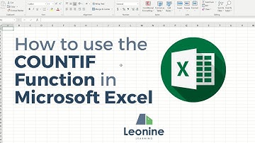 Microsoft Excel Tutorial: Using the COUNTIF Function in Excel -- Leonine Learning