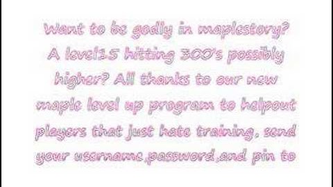 maplestory fast way to level up