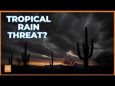 Remnants of 2 hurricanes could bring heavy rain, flash flooding to Arizona