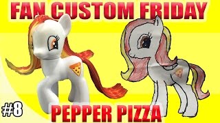 Pepper Pizza Pony Fan Custom Friday Custom Oc Pony Giveaway