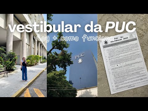 vestibular PUC-RIO: como funciona + grwm & vlog 📝
