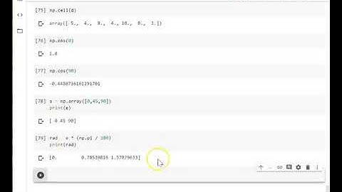 Numpy Mathematical Functions Trigonometry