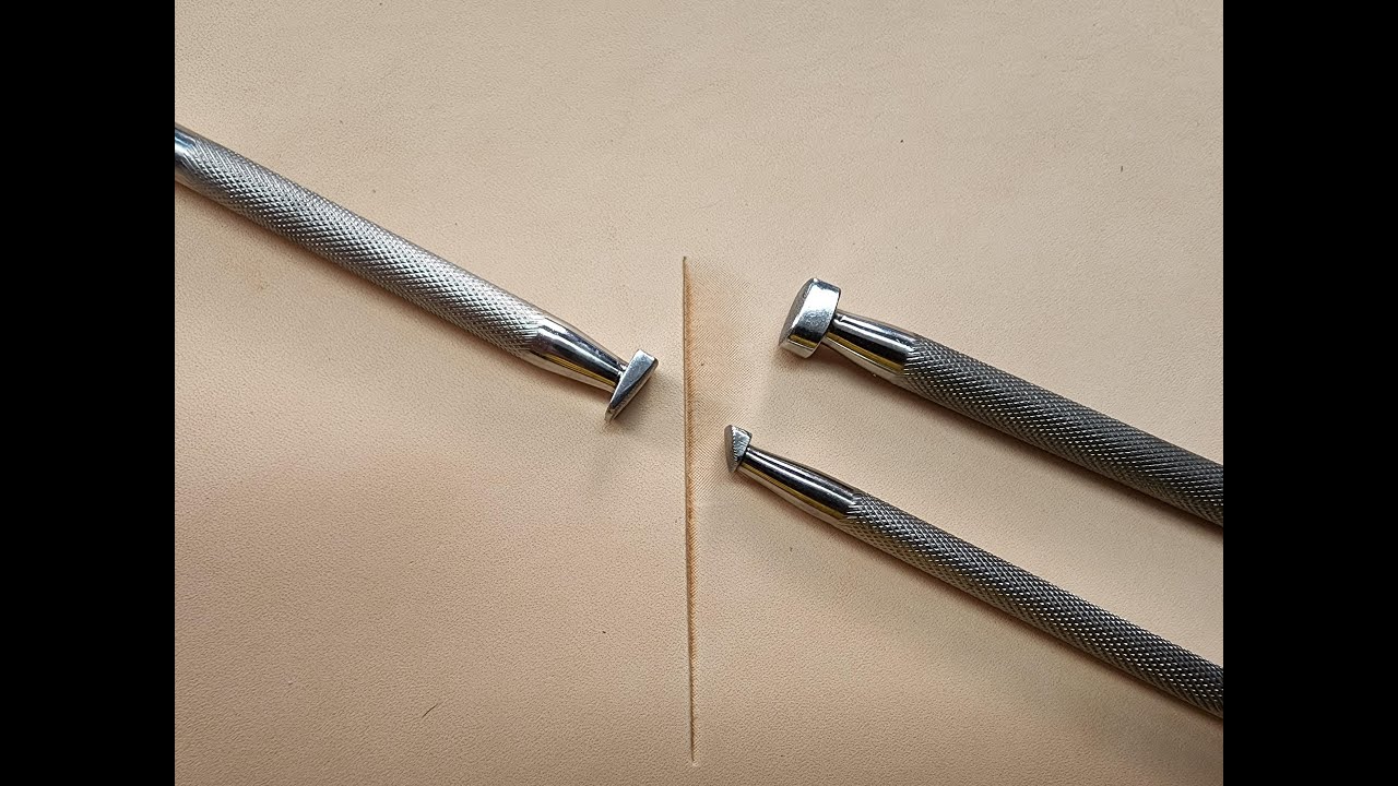 Beveling and the illusion of depth in leather tooling, a 2 minute tool tip