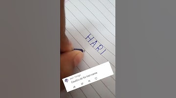 Logo Name Hari😁Comment Your Names #shorts #logo