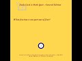 Level 4 Daily Math Quiz With General Edition 5Q Mar 28 2026