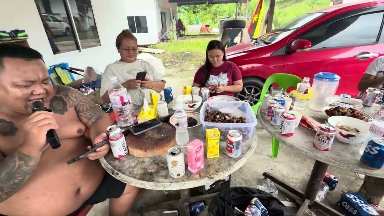 Sekian lama tidak bertemu sepupu di Song Sarawak 😂👍👌