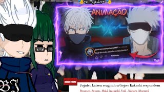 jujutsu kaisen reagindo a Kakashi e Gojo respondendo perguntas dos fãs @VoiceMakers #29