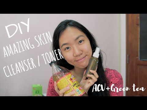 AMAZING DIY Natural Facial Cleanser & Toner for Acne Skin - pohchooo
