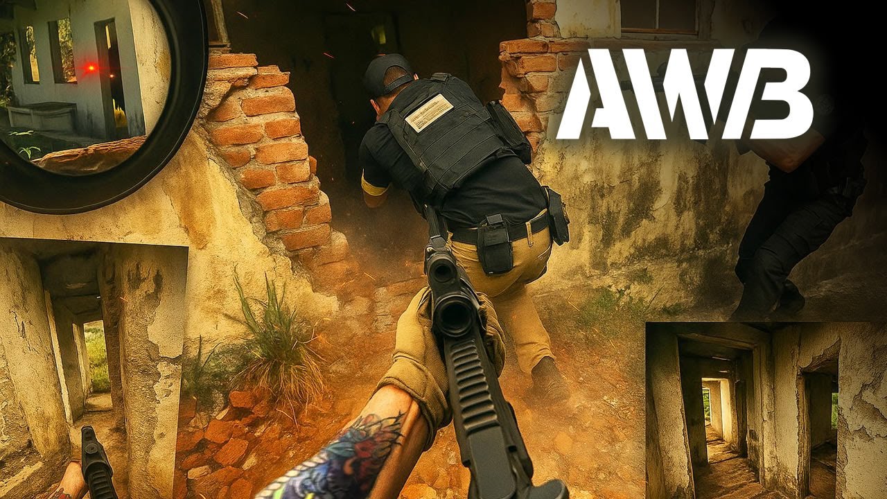 GAMEPLAY AIRSOFT | 2 dias de AWB em BH - 