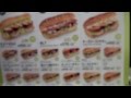 Japanese subways menu