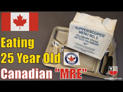 Canadian Military MRE Review | Vintage 1997 IMP Taste Test 🇨🇦 Individual Meal Pack Army Field Ration