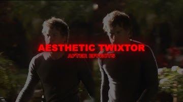 Aesthetic twixtor || after effects tutorial