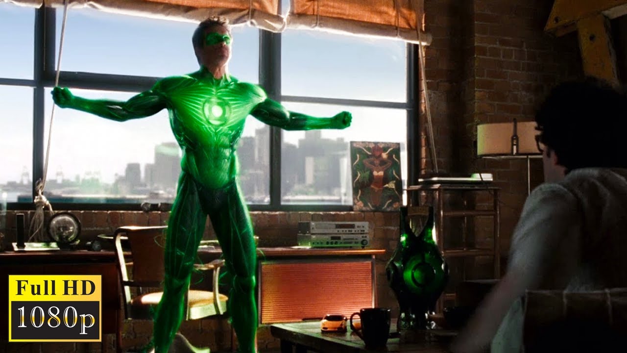 Green Lantern (2011) Hal Show his suit to his Friend Scene (1080p) Full HD Best Movie Scene