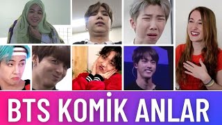 BTS KOMİK ANLAR TEPKİ | KPOP TEPKİ | KPOP REACTION