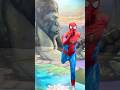 Spider-Man to the rescue😱#spiderman