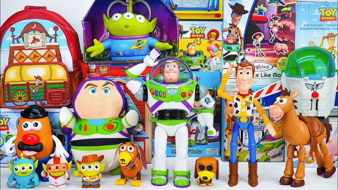 Pixar Toy Story Collection Unboxing Review | Toy Story Woody & Buzz Lightyear & Mr Potato Head