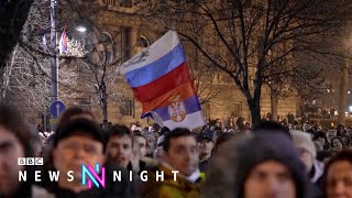Inside the country backing Russia’s invasion of Ukraine - BBC Newsnight visits Serbia