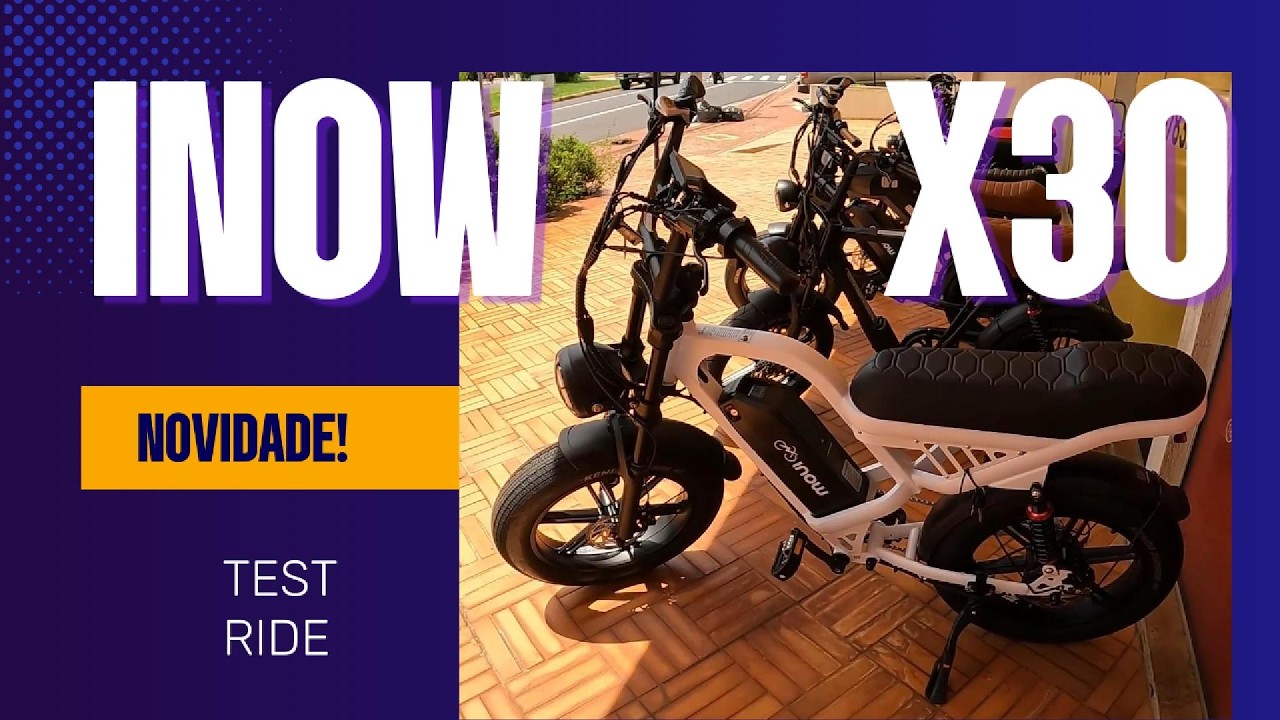 Inow X30 1000W - TEST RIDE | Novidade 2026!