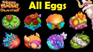 All Eggs - My Singing Monsters: Dawn of Fire 4k