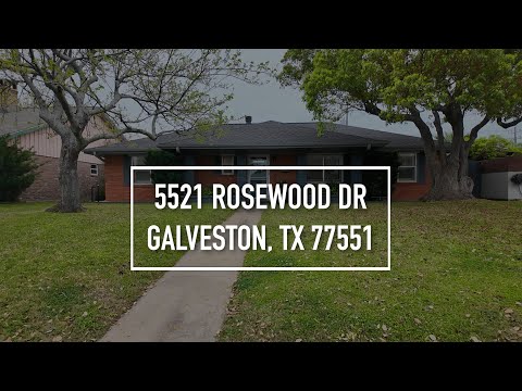 5521 Rosewood Dr, Galveston, TX home video tour