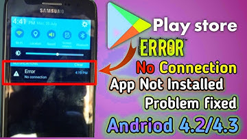 How To Fix Google play store Error No Connection|App Not Download Fixed|Android 4.2/4.3&4.7#New2023