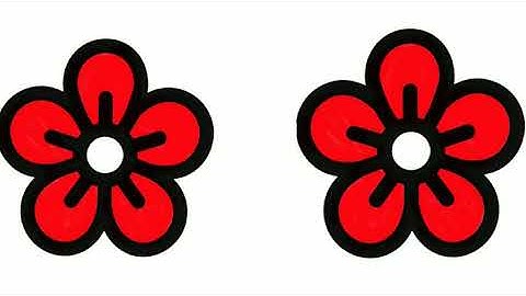 Pixel led design (60) by pathak ji // red & white flowers