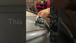 Vinyl Wrap Over Paint Chips!! #toyota #vinylWrap #mechanic