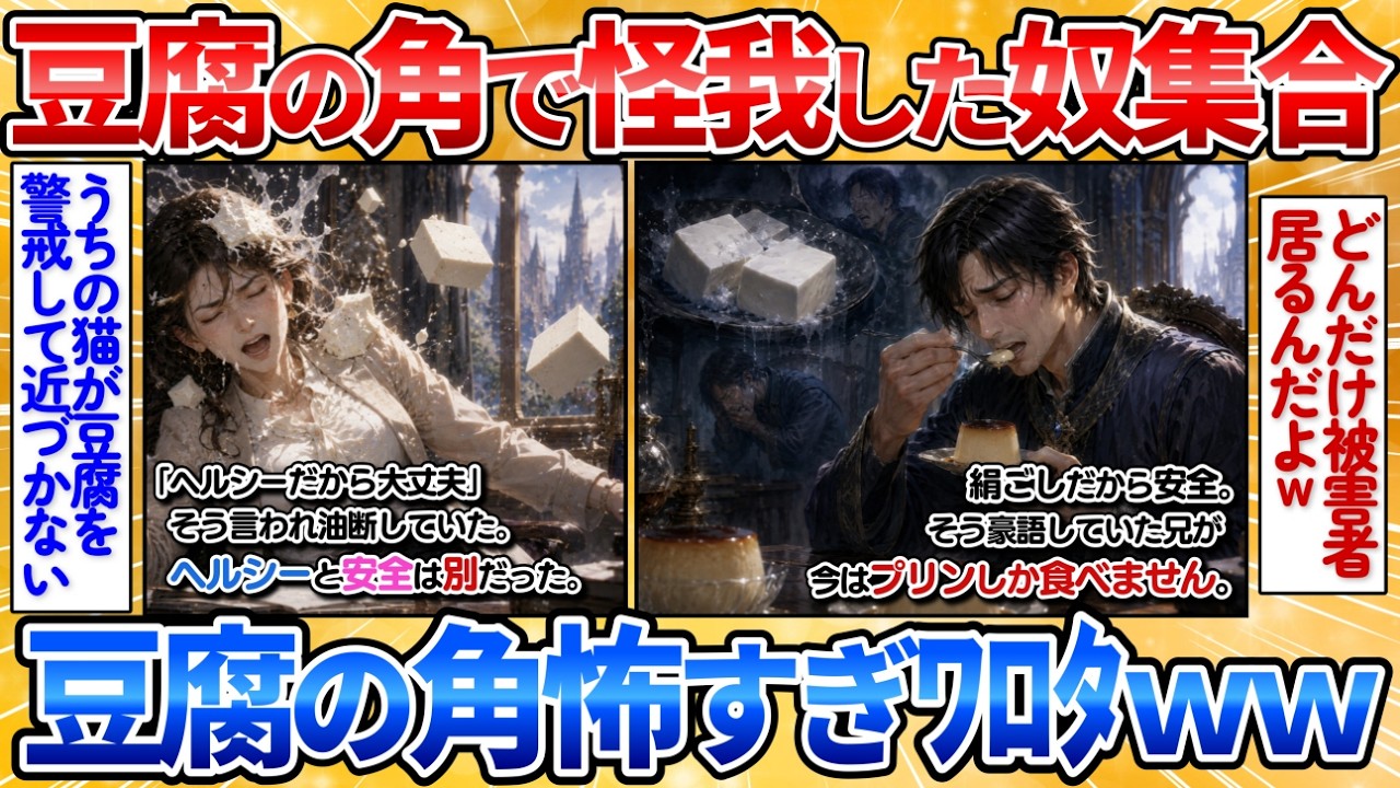 【2ch面白スレ】豆腐の角被害者団体のやつ集結してくれ→カオスな会話すぎてワロタ【爆笑必至】