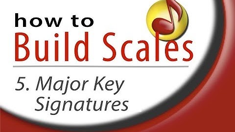 Learn Scales (Lesson 5) Major Key Signatures.
