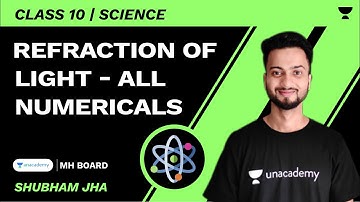 Refraction Of Light - All Numerical | SSC Class 10 | Science | Shubham Jha