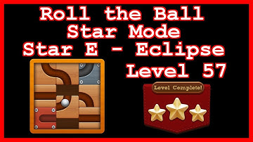 Roll the Ball Eclipse Level 57 (Star Mode - Star E) - Lösung Solution Walkthrough