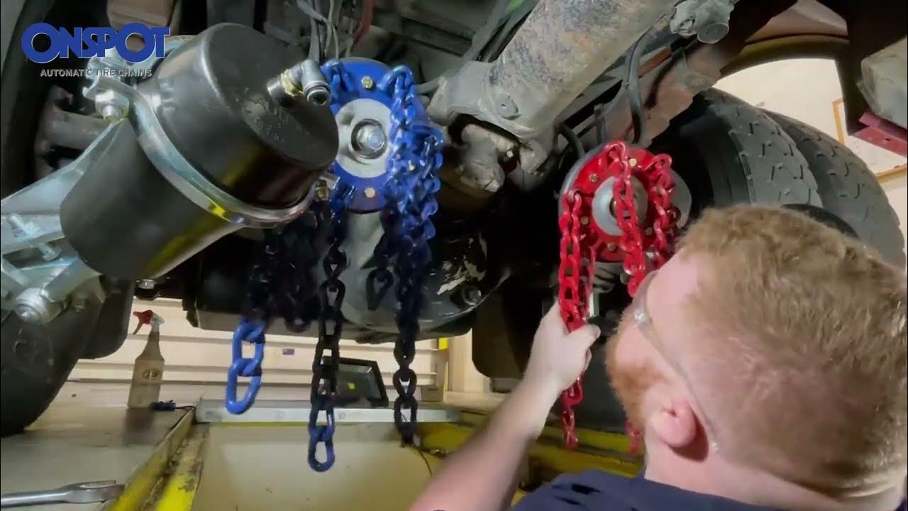 Onspot Automatic Tire Chain Installation Guidelines2022 YouTube