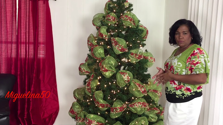 ARBOL DE NAVIDAD con CINTAS y MALLAS, NAVIDAD 2024🎄🎄🎄 By Miguelina50.