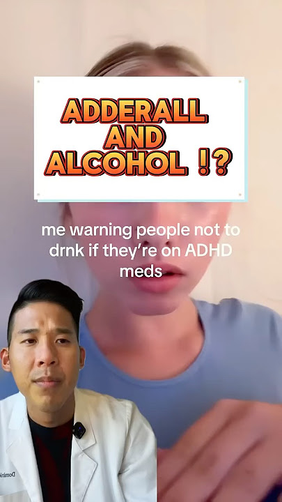 Mixing alcohol with Adderall!? 😬        #alcohol #adderall #adhd #mentalhealth #medicine