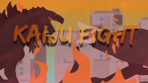 Kaiju fight (Skull crawler vs Zilla) | Stick nodes