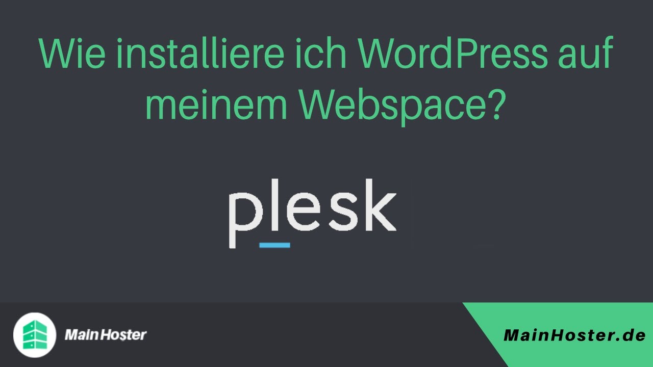 Wie installiere ich WordPress auf meinem Webspace?