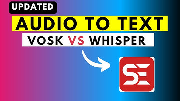 Updated Comparison Audio to Text via VOSK vs Audio to Text Via Whisper in Subtitle Edit 3.6.10