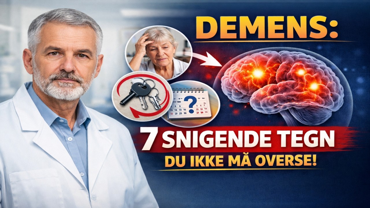 DEMENS: 7 snigende tegn, som er nemme at overse. Hold øje med dem, du har kær!