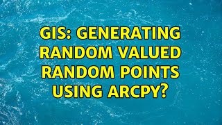 GIS: Generating random valued random points using ArcPy?