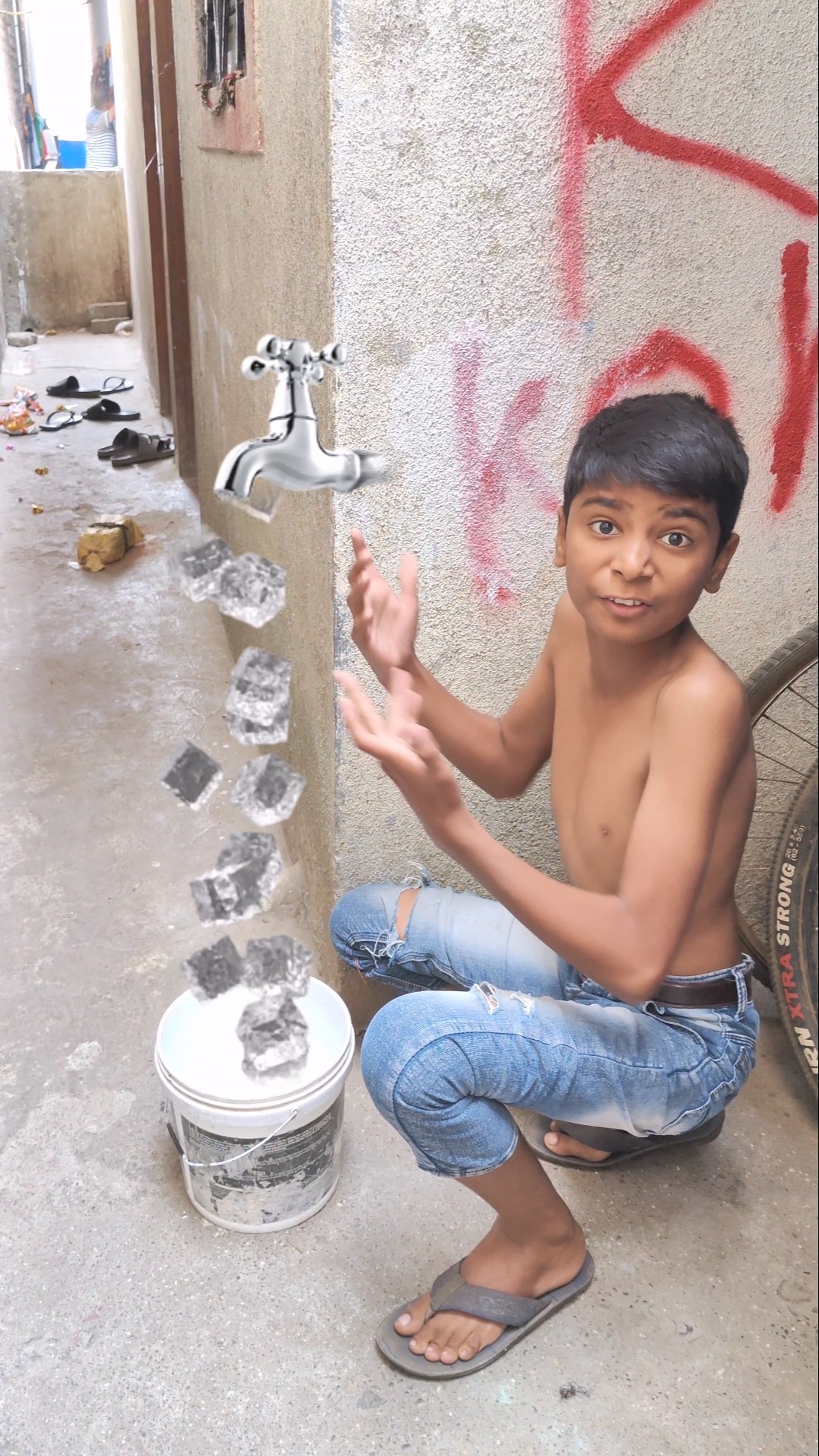 Garena Free Fire And Chotu Ki Thandi ?? #shorts#freefireshorts