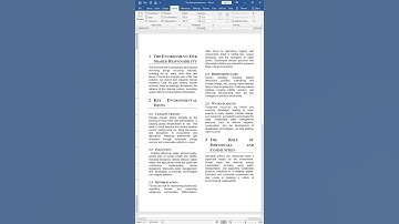 Making Columns in MS Word Document #msword #msoffice #column